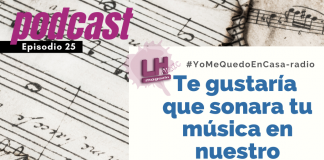 #podcast YoMeQuedoEnCasa Episodio 25 «La escena musical de hoy II»
