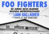 Foo Fighters concierto en Madrid en junio 2022