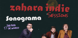 ZAHARA INDIE SESSIONS ¡SONOGRAMA y GOTELÉ el día 17 en Sala Vesta!