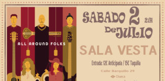 All Around Folks en concierto el próximo sábado 2 de julio en la Sala Vesta de Madrid