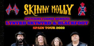 El Rock Sureño de SKINNY MOLLY en septiembre de gira por nuestro país.
