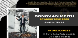Donovan Keith en concierto en Madrid junto a Abi Gale.