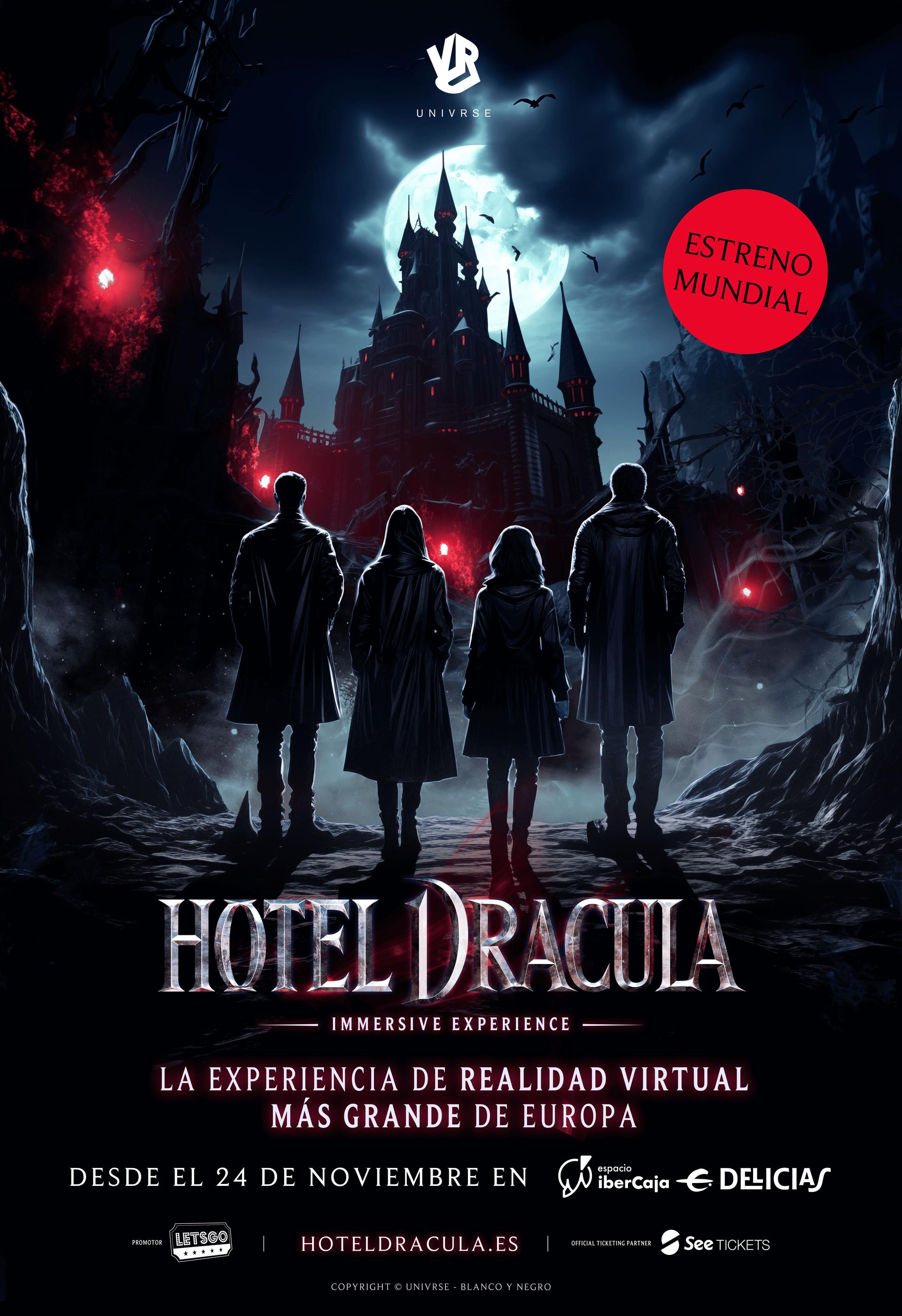 Hotel Drácula, el fenómeno de realidad virtual, se estrena en Madrid con  una pesadilla colectiva inspirada en los clásicos de terror · LH Magazin
