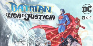 Versión manga de superhéroes DC en «Batman y la Liga de la Justicia» de Shiroi Teshirogi. ECC Ediciones.
