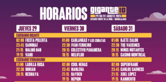 Festival Gigante 2024: horarios de recinto, recogida de pulseras, taquilla y más info útil