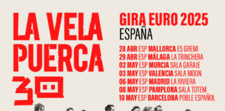 Gira 30º aniversario de la formación del grupo: La Vela Puerca regresarán a España en primavera