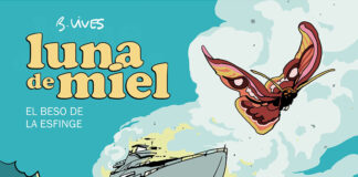 Disfruta el lado más aventurero de Bastien Vivès con su «Luna de miel. El beso de la esfinge». Diabolo Ediciones.