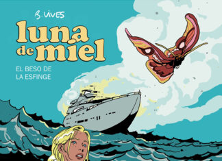 Disfruta el lado más aventurero de Bastien Vivès con su «Luna de miel. El beso de la esfinge». Diabolo Ediciones.