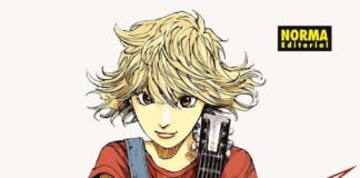 Manga con sonido de guitarras eléctricas: «Guitar shop Rosie 1» de Tsutomu Takahashi. Norma Editorial.