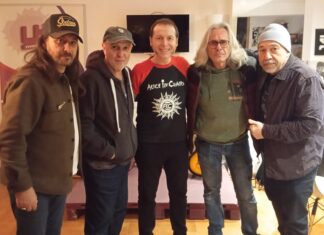 Carlos Pina, Luis García, José de Benito, José Martos en Gabinete Mister Virus