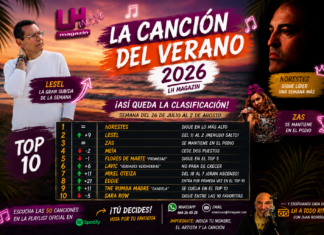 hORESTES mantiene el número 1 y LESEL protagoniza la gran subida de la semana en «La Canción del Verano 2026 – LH Magazin»