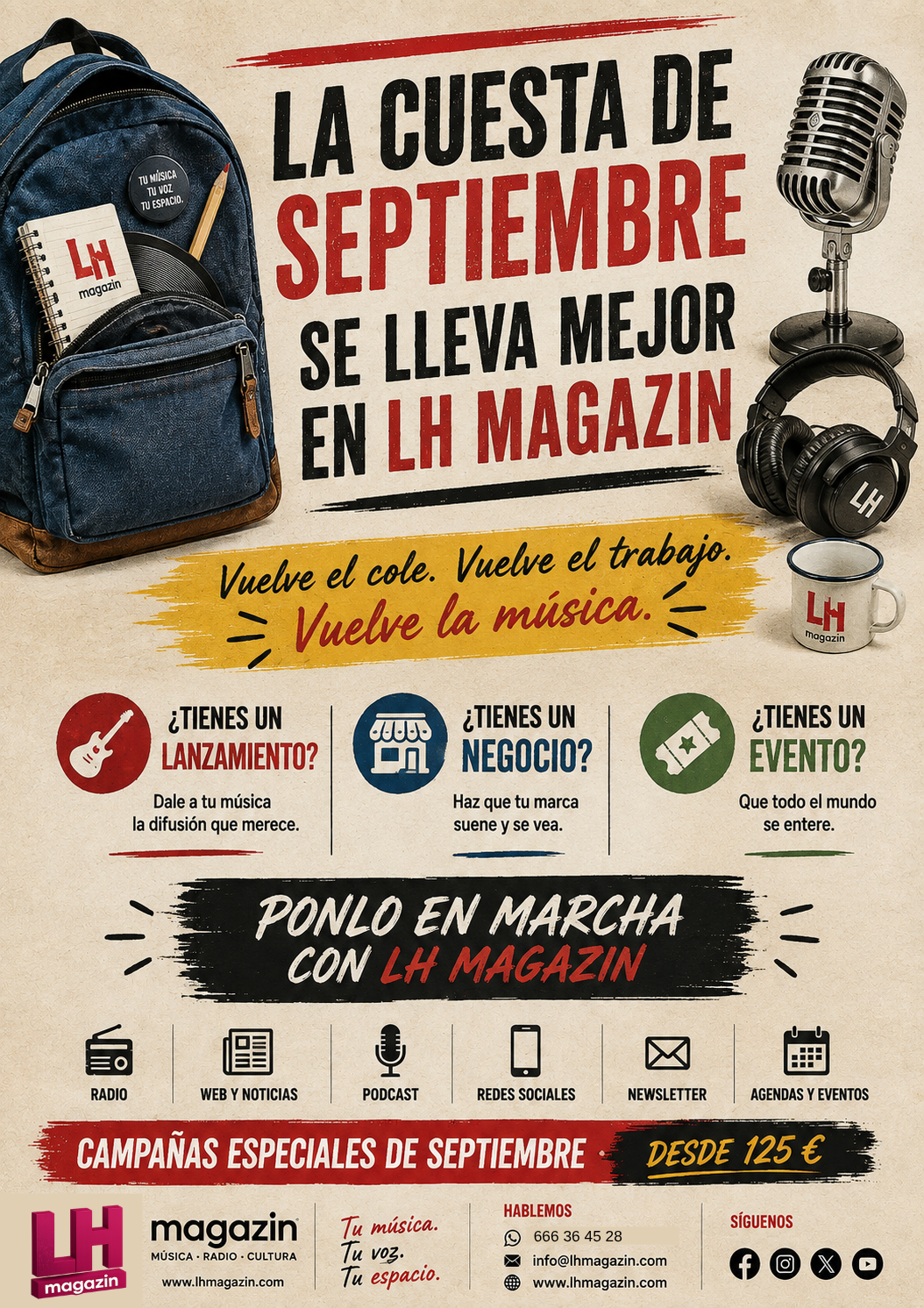 La cuesta de septiembre se lleva mejor en LH Magazin