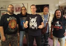 Richard de EVO, Pako Ramos y Julián López de FÜEL, Pedro Galindo y José María Sanromán de ALMA SALVAJE