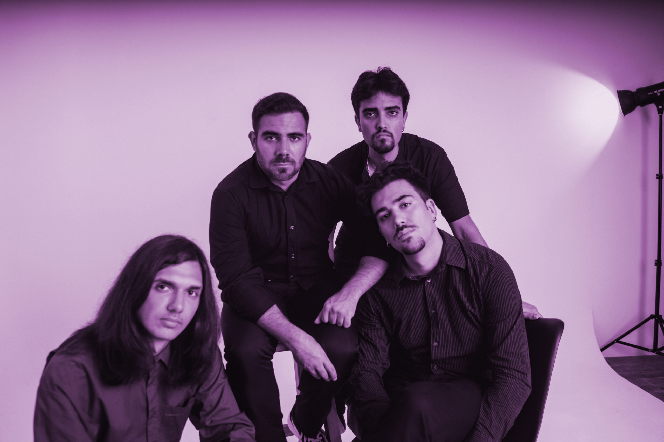 Lavanda en una imagen promocional de su proyecto musical